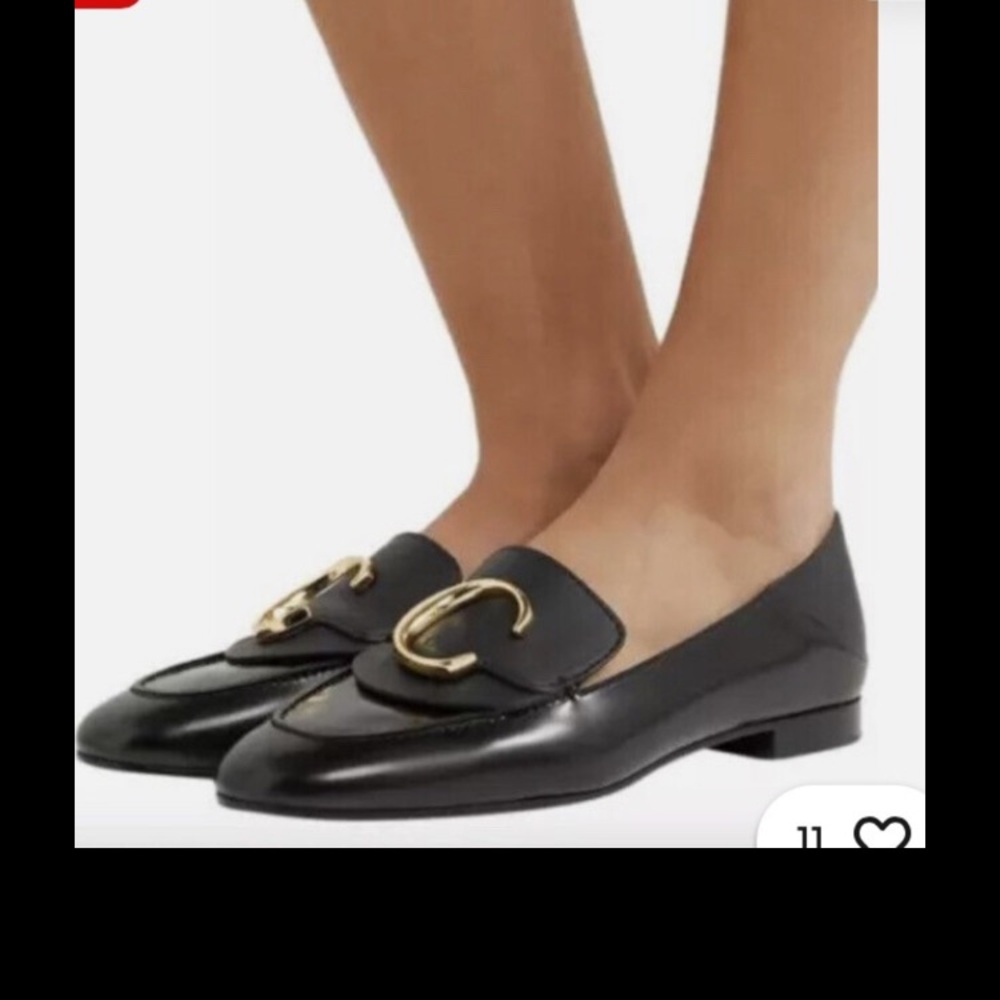 Chloé  Loafers with Gold Accent - Picture 16 of 17